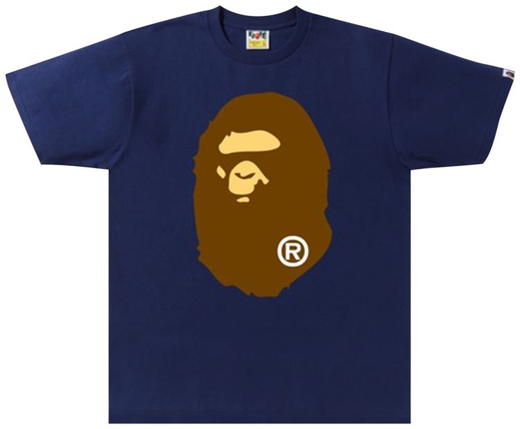 BAPE Big Ape Head Tee Navy
