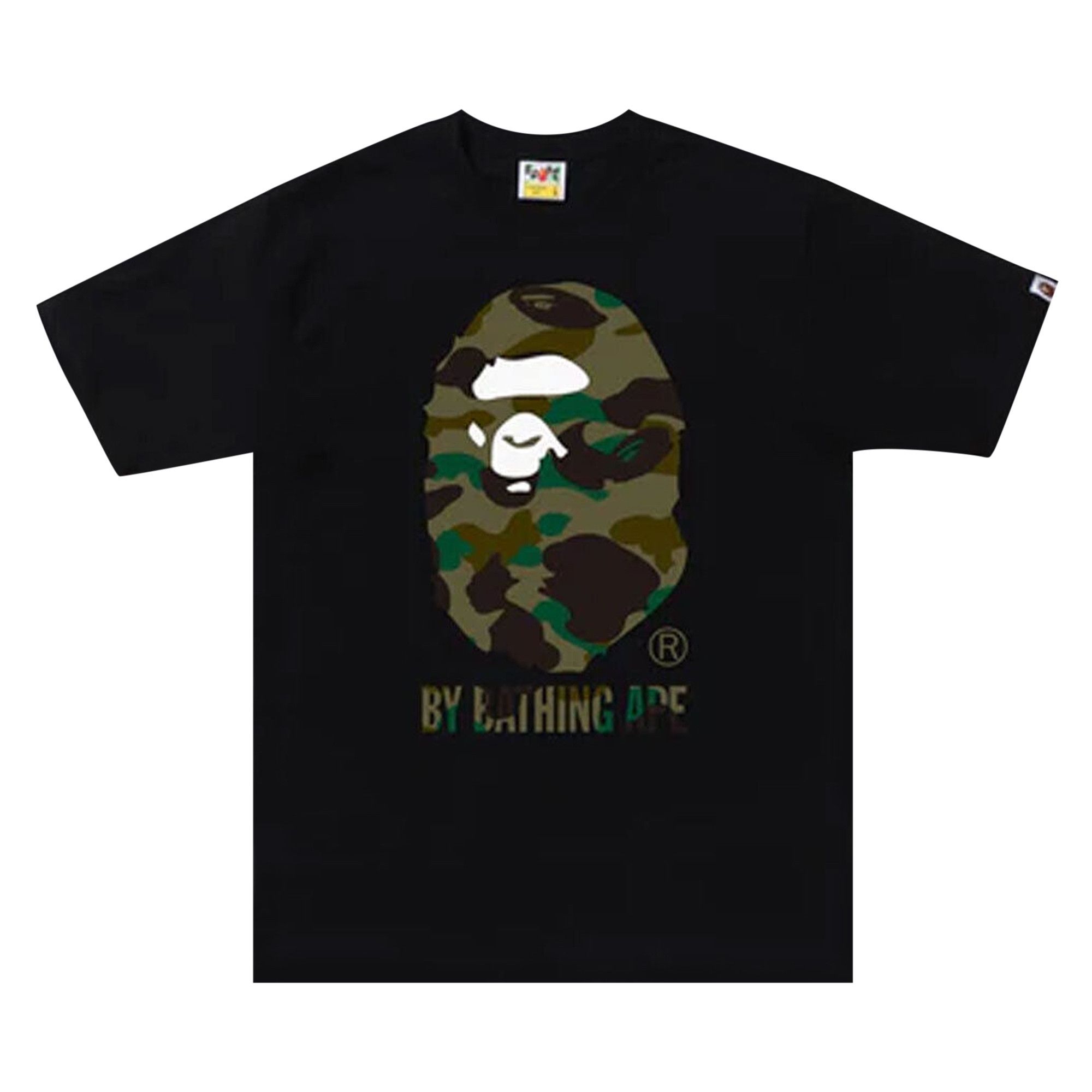 Buy BAPE 1st Camo By Bathing Ape Tee 'Black/Green' - 1I80