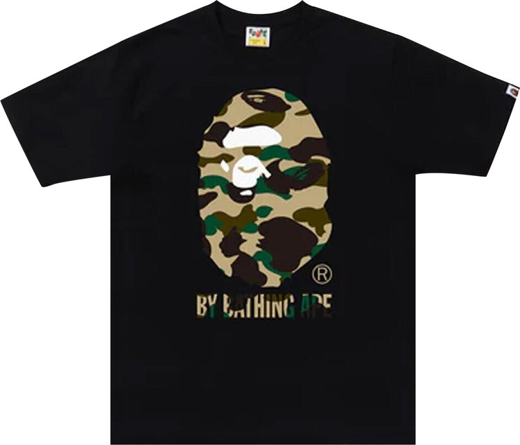 BAPE 1st Camo By Bathing Ape Tee BlackYellow