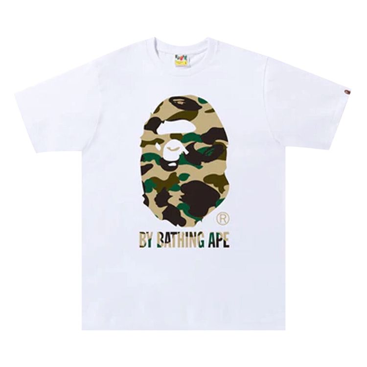 BAPE 1st Camo By Bathing Ape Tee WhiteYellow