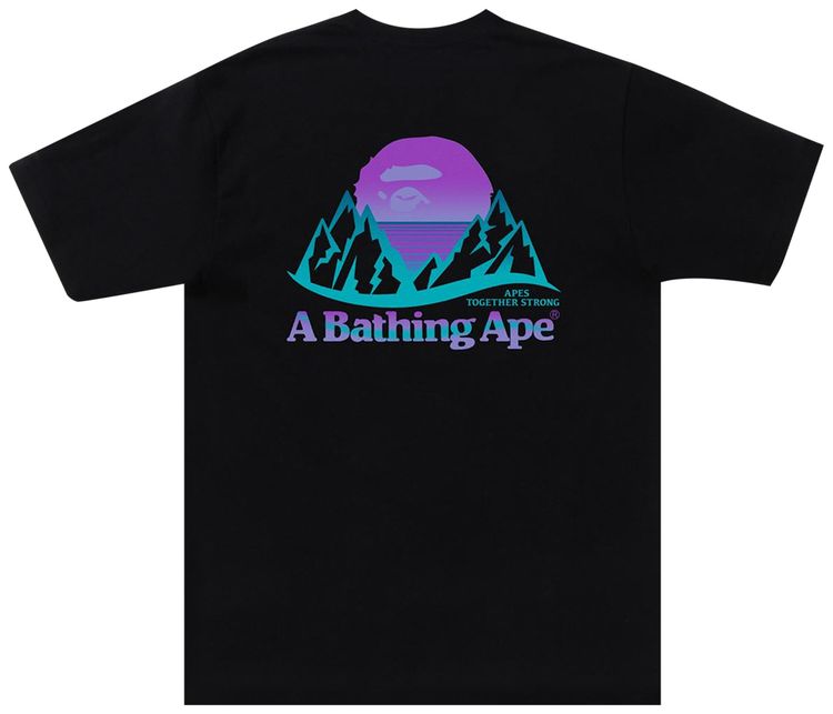 BAPE Mountain Tee Black