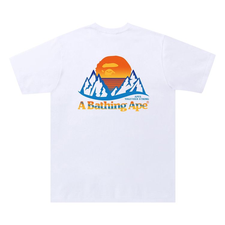BAPE Mountain Tee White
