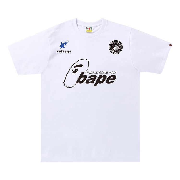BAPE Soccer 1 Tee White