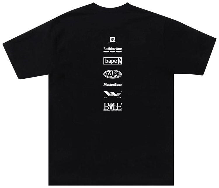 BAPE Soccer 2 Tee Black