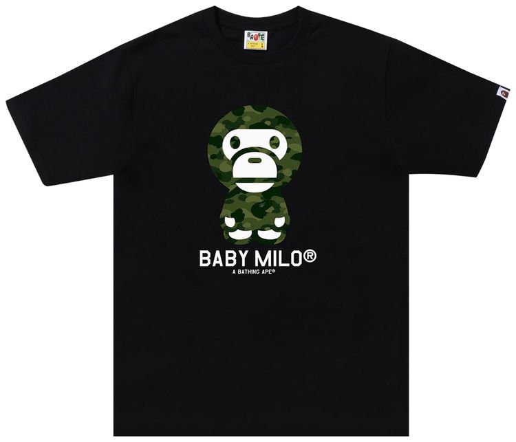 BAPE Color Camo Baby Milo Tee BlackGreen