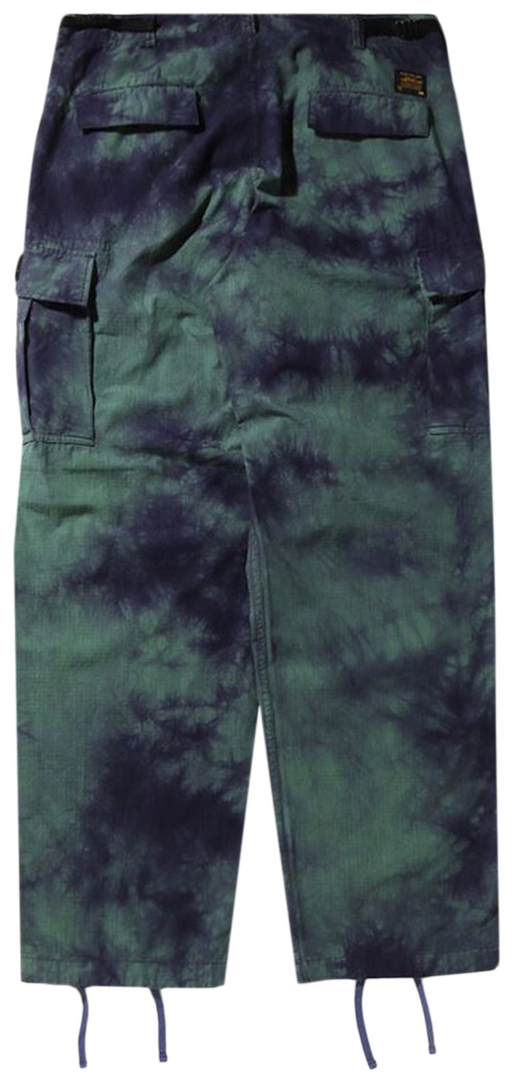BAPE Tie Dye Relaxed Fit 6 Pocket Pants Purple