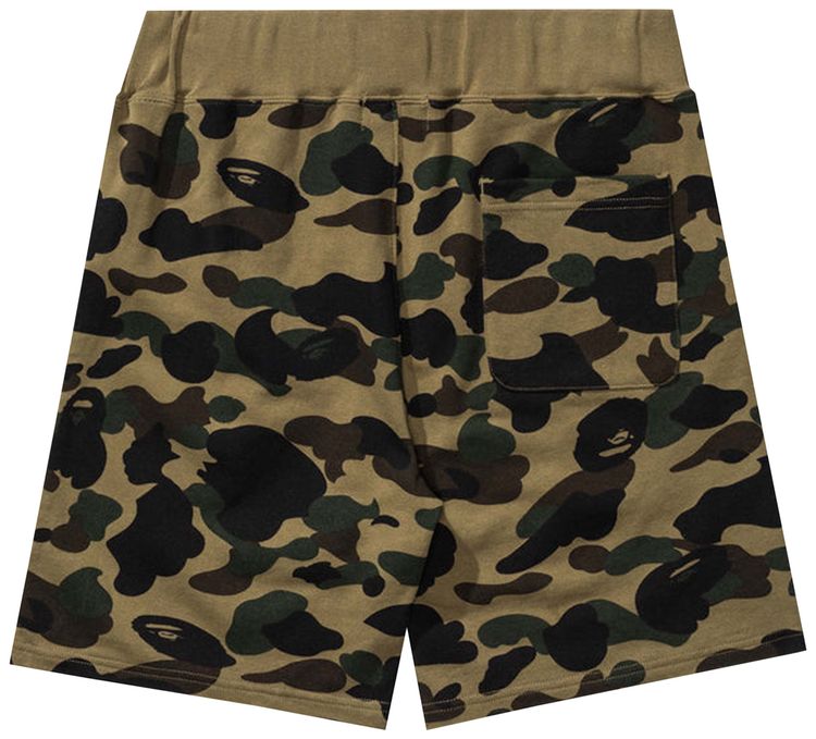BAPE 1st Camo Sweatshorts Green