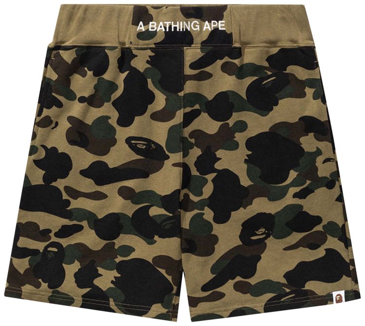 BAPE 1st Camo Sweatshorts Green