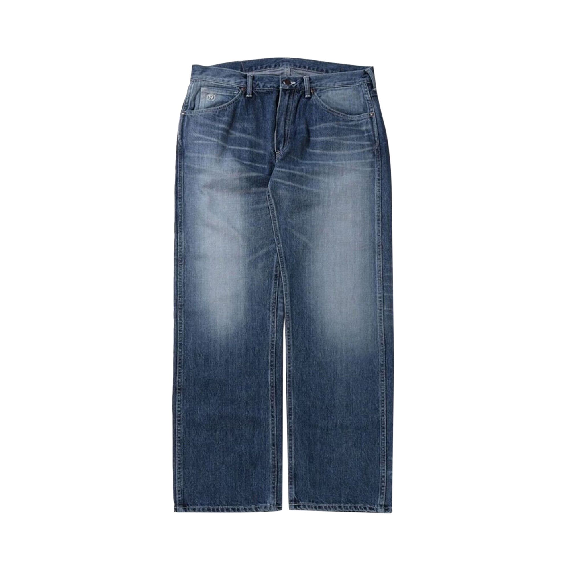 Buy BAPE Ape Head Relaxed Fit Denim Pants 'Blue/Light Indigo Buy BAPE Ape Head Relaxed Fit Denim Pants 'Blue/Light Indigo