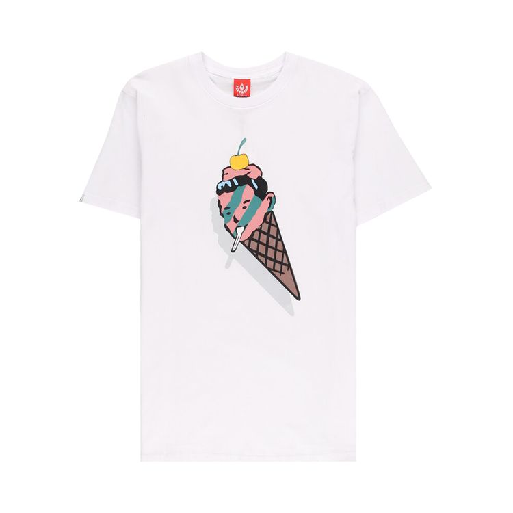 Icecream Spoon T Shirt White
