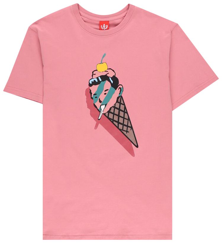 Icecream Spoon T Shirt Mauve Glow