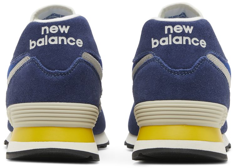 New Balance 574 Navy Yellow