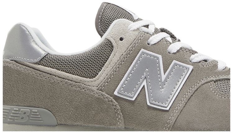 New Balance 574 Big Kid Core Pack   Grey White