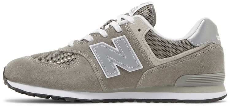 New Balance 574 Big Kid Core Pack   Grey White
