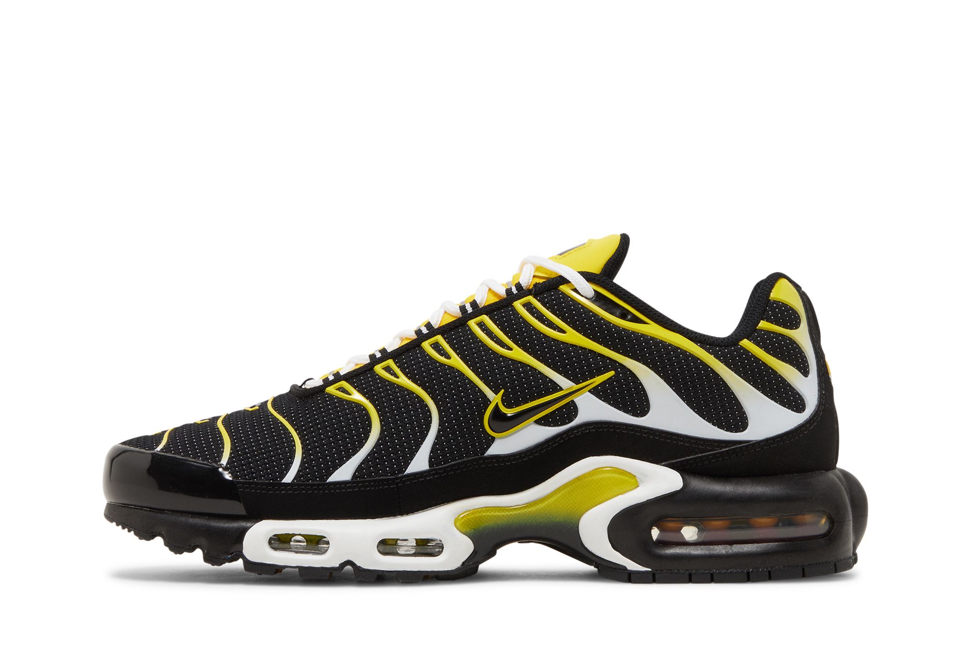 Black yellow air max plus hotsell