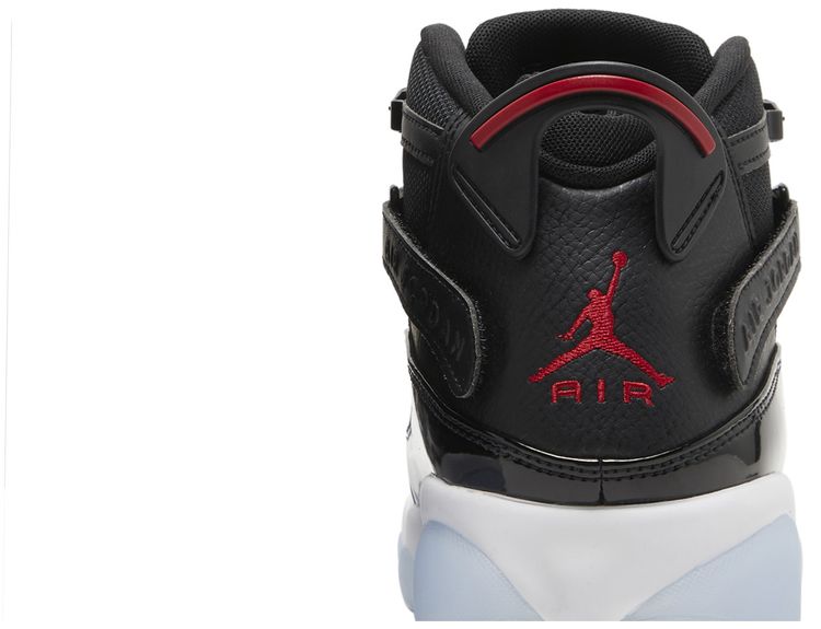 Air Jordan 6 Rings Black Gym Red
