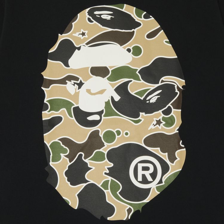BAPE Sta Camo Big Ape Head Tee BlackYellow