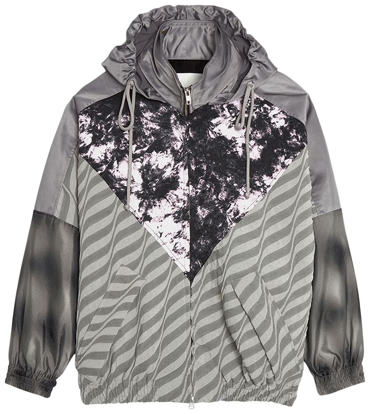 Song for the Mute V Lad Zip Up Jacket Grey