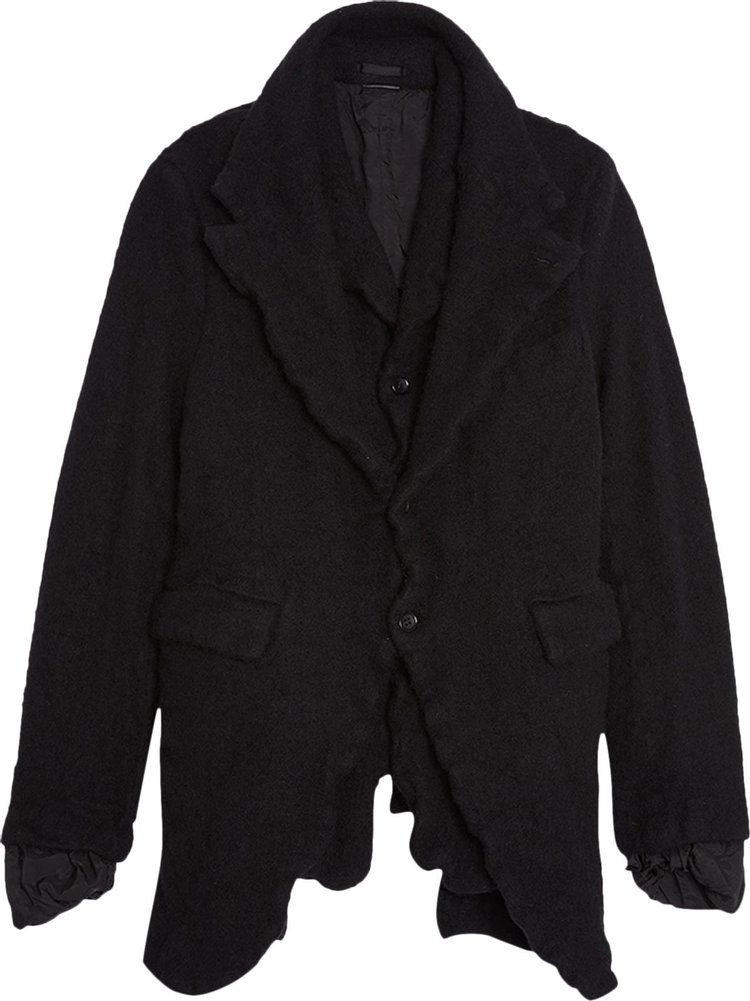 Comme des Garçons Homme Plus Wool Nylon Tweed Garment Jacket 'Black'