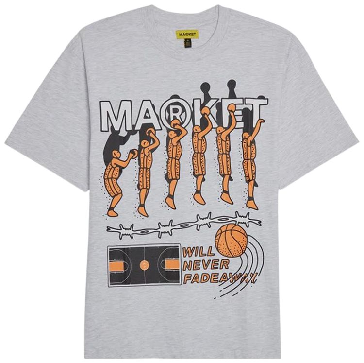 Market Jump Shot Tee Ash