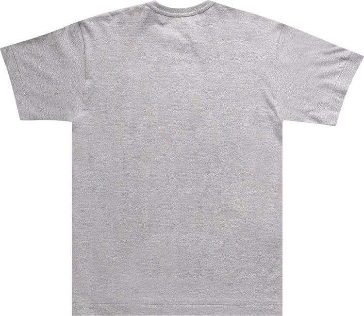 Comme des Garcons PLAY x Invader Mini Logo T Shirt Grey