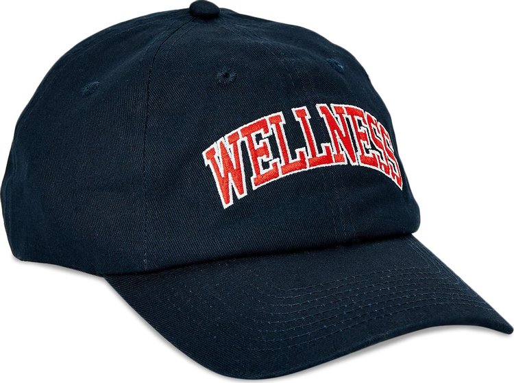 Sporty & Rich Wellness Ivy Hat 'Navy/Sports Red'