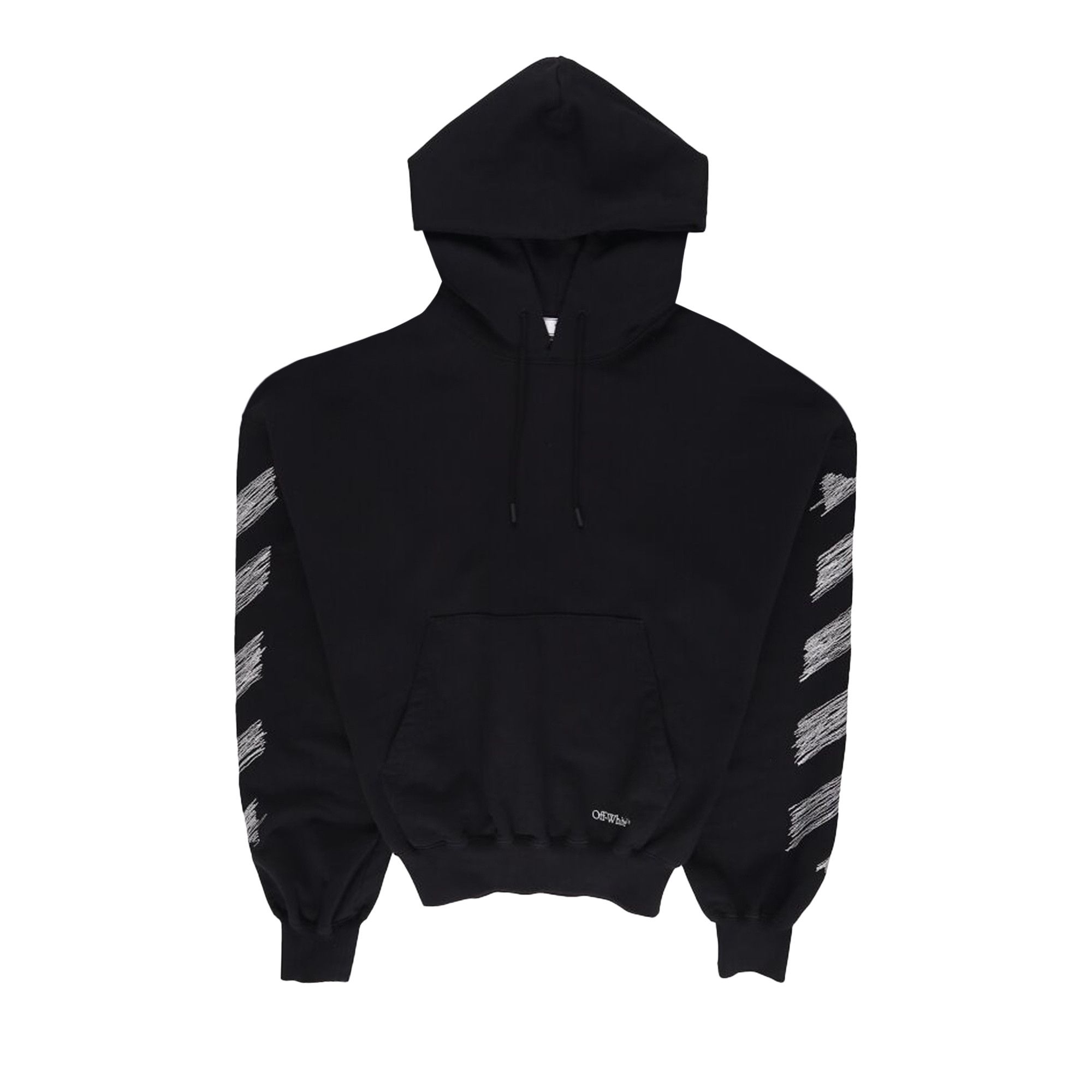 Off white black diagonal hoodie on sale