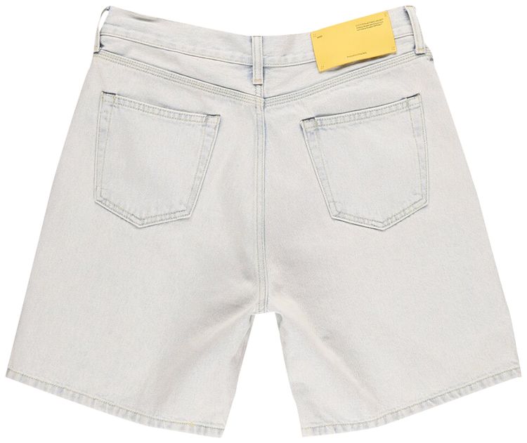 Off White Utility Denim Shorts Extreme Bleach