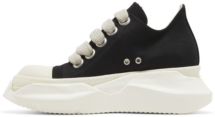 Rick Owens DRKSHDW Fogachine Cotton Denim Megalace Abstract Low Black Milk