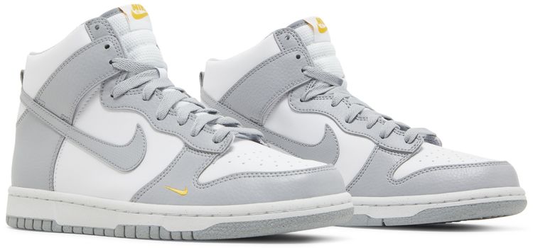 Nike Dunk High Next Nature GS Wolf Grey Marigold