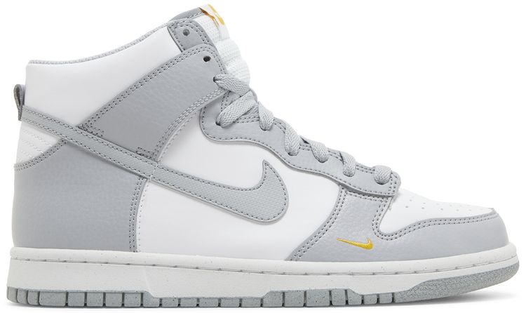 Nike Dunk High Next Nature GS Wolf Grey Marigold