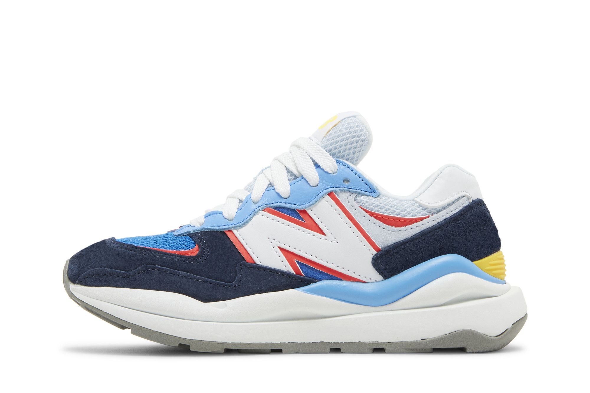 Buy New Balance Wmns 57/40 'Natural Indigo Electric Red