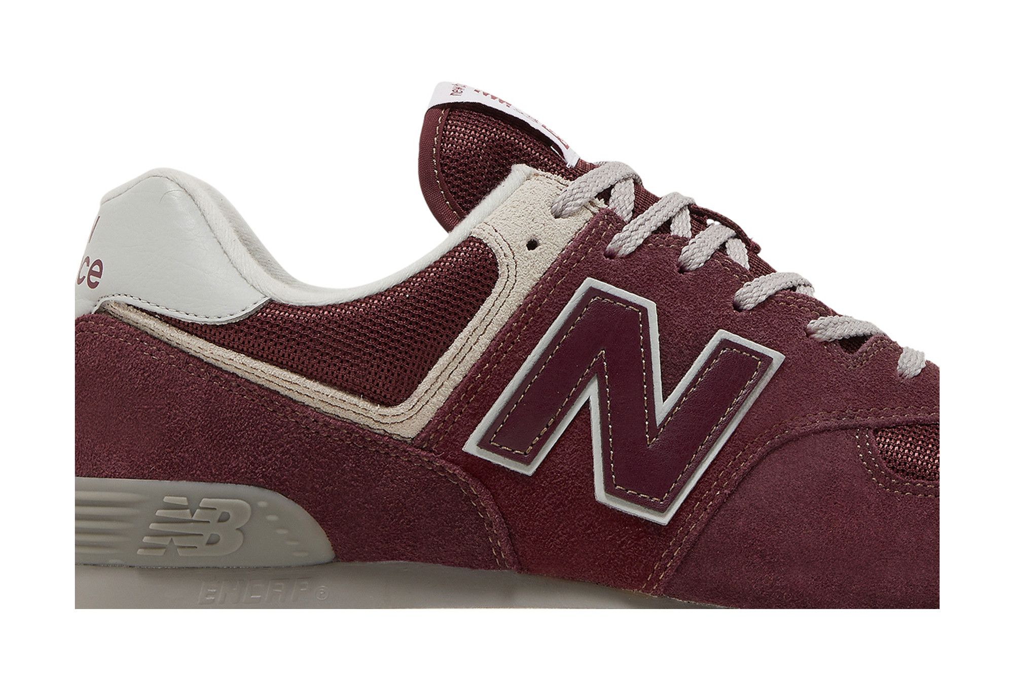 New balance 574 core burgundy sale