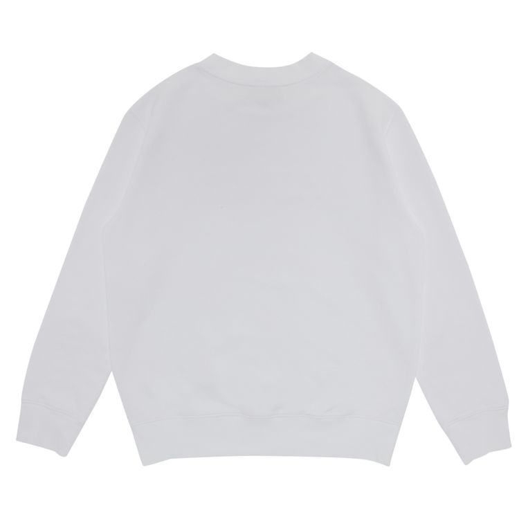 Lanvin Classic Embroidered Crew Neck Optic White