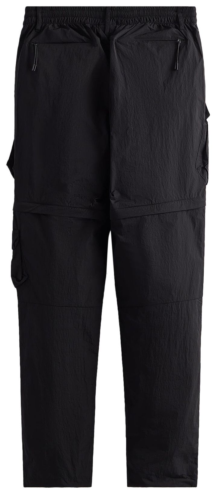 Kith Wrinkle Nylon Convertible Pant Ii Black