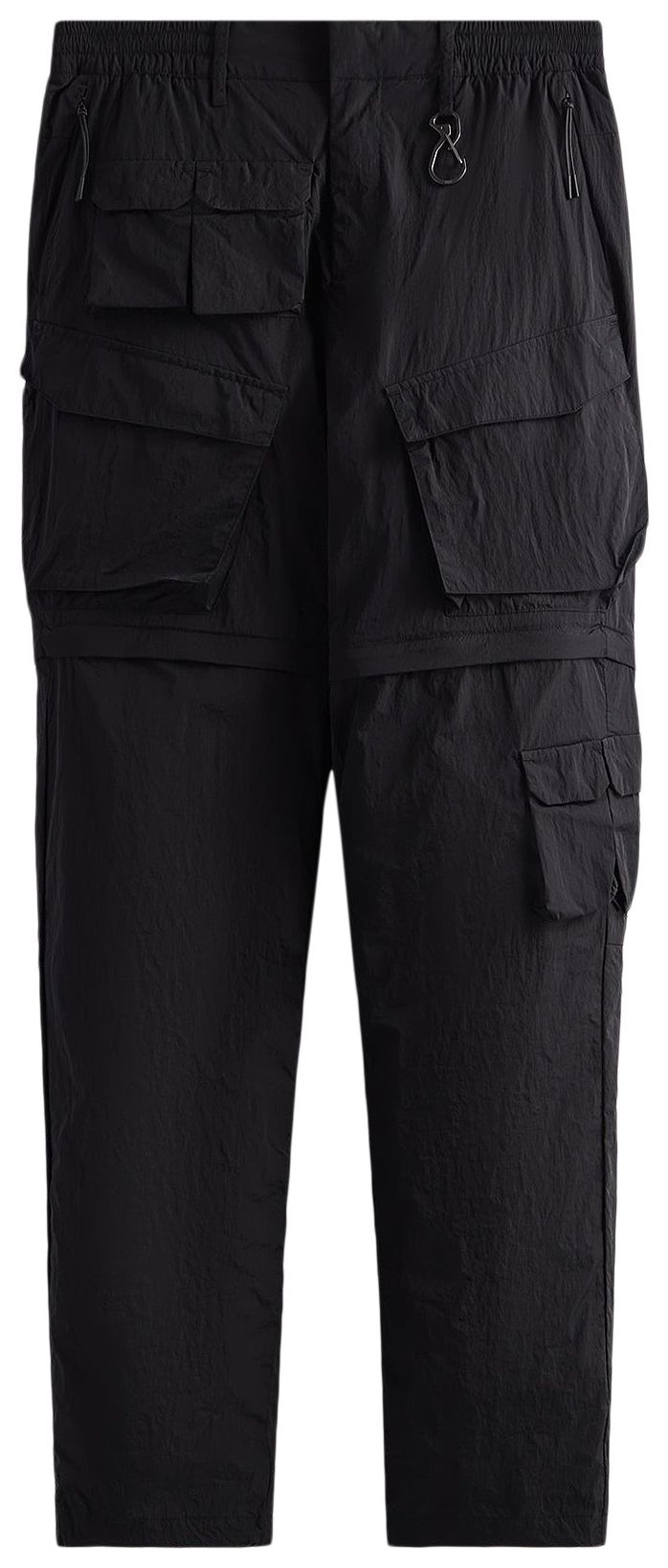 Kith Wrinkle Nylon Convertible Pant Ii Black