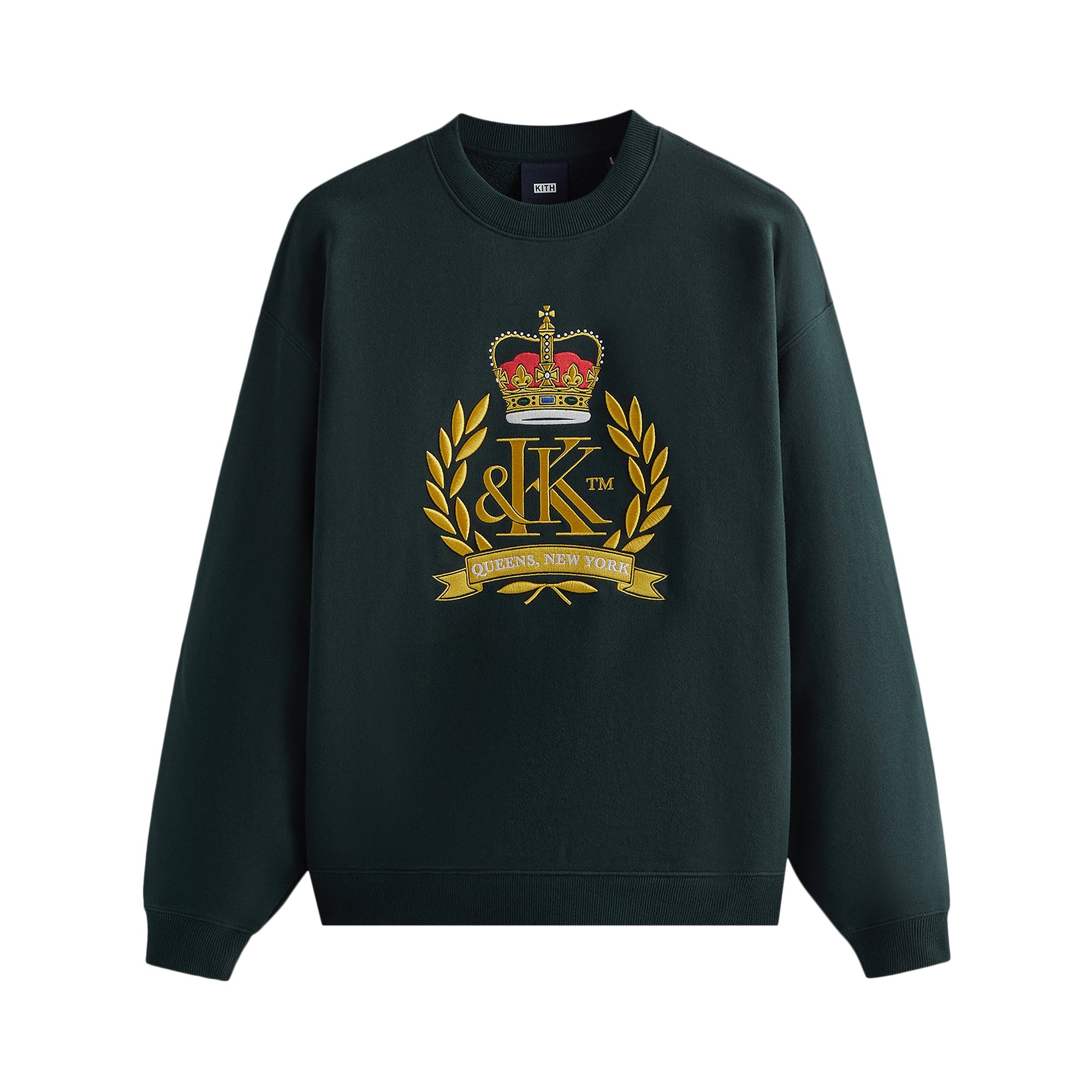 Buy Kith Crest Crewneck 'Stadium' - KHM030890 302 | GOAT