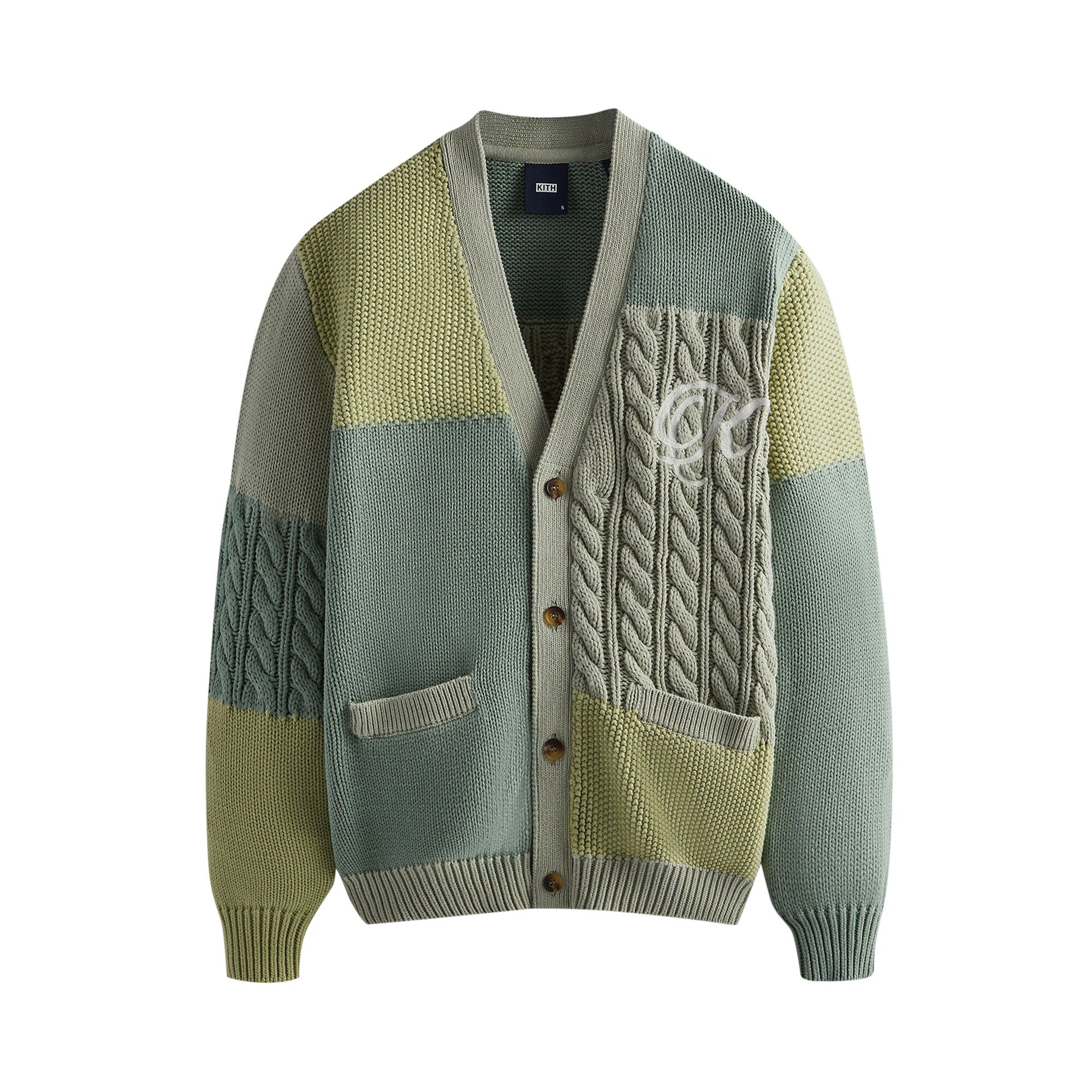 KITH PATCWORK KNIT CARDIGAN