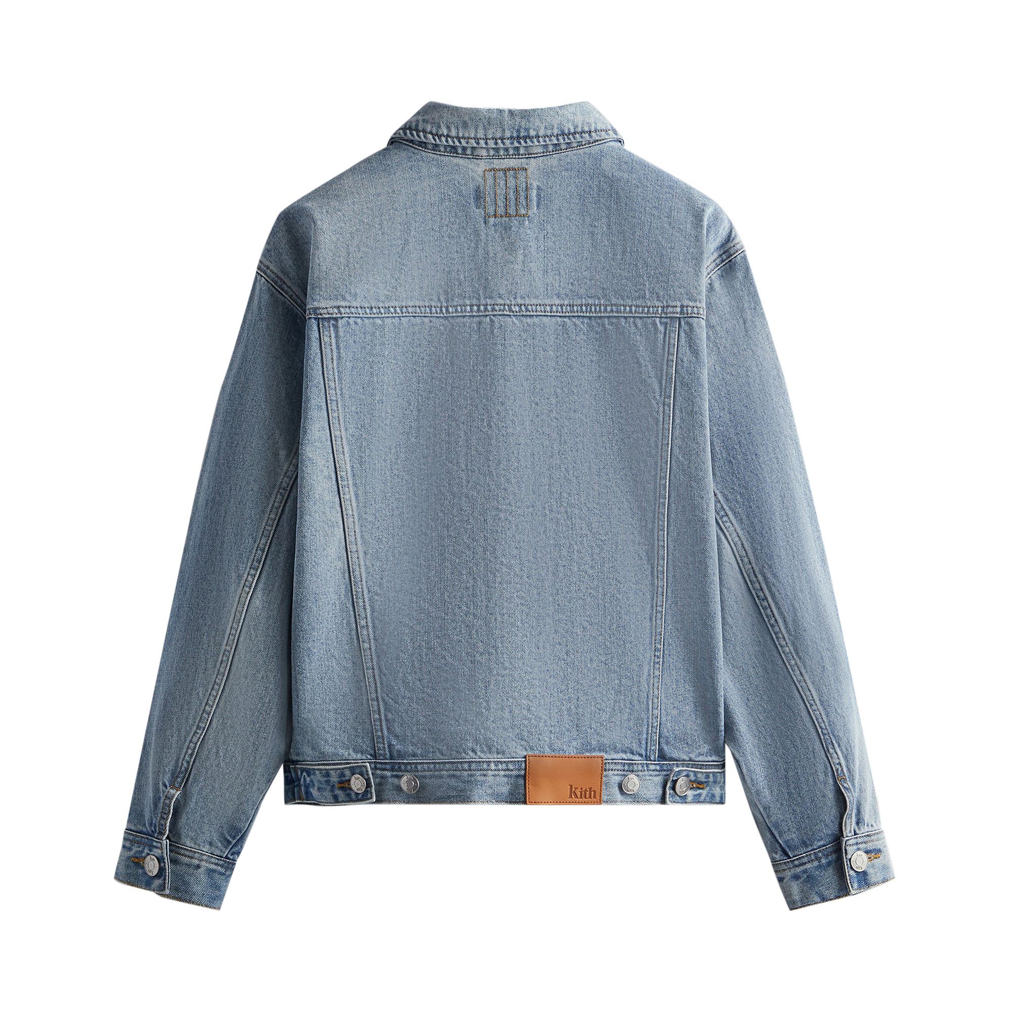 Buy Kith Centre Denim Jacket 'Light Indigo' - KHM010269 415 | GOAT IT