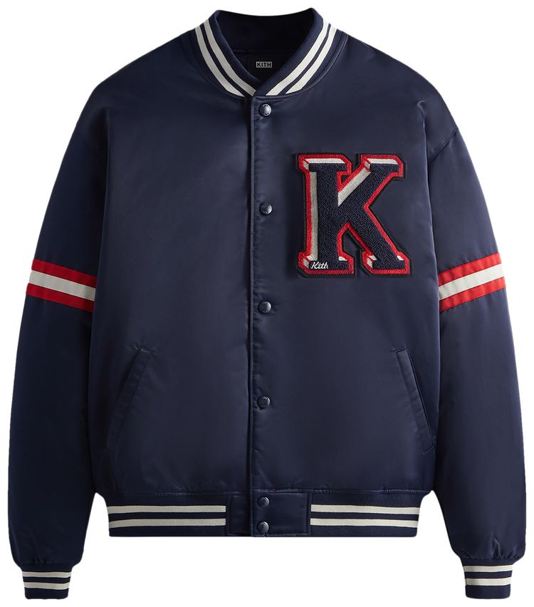 Kith Satin Bomber Jacket Nocturnal