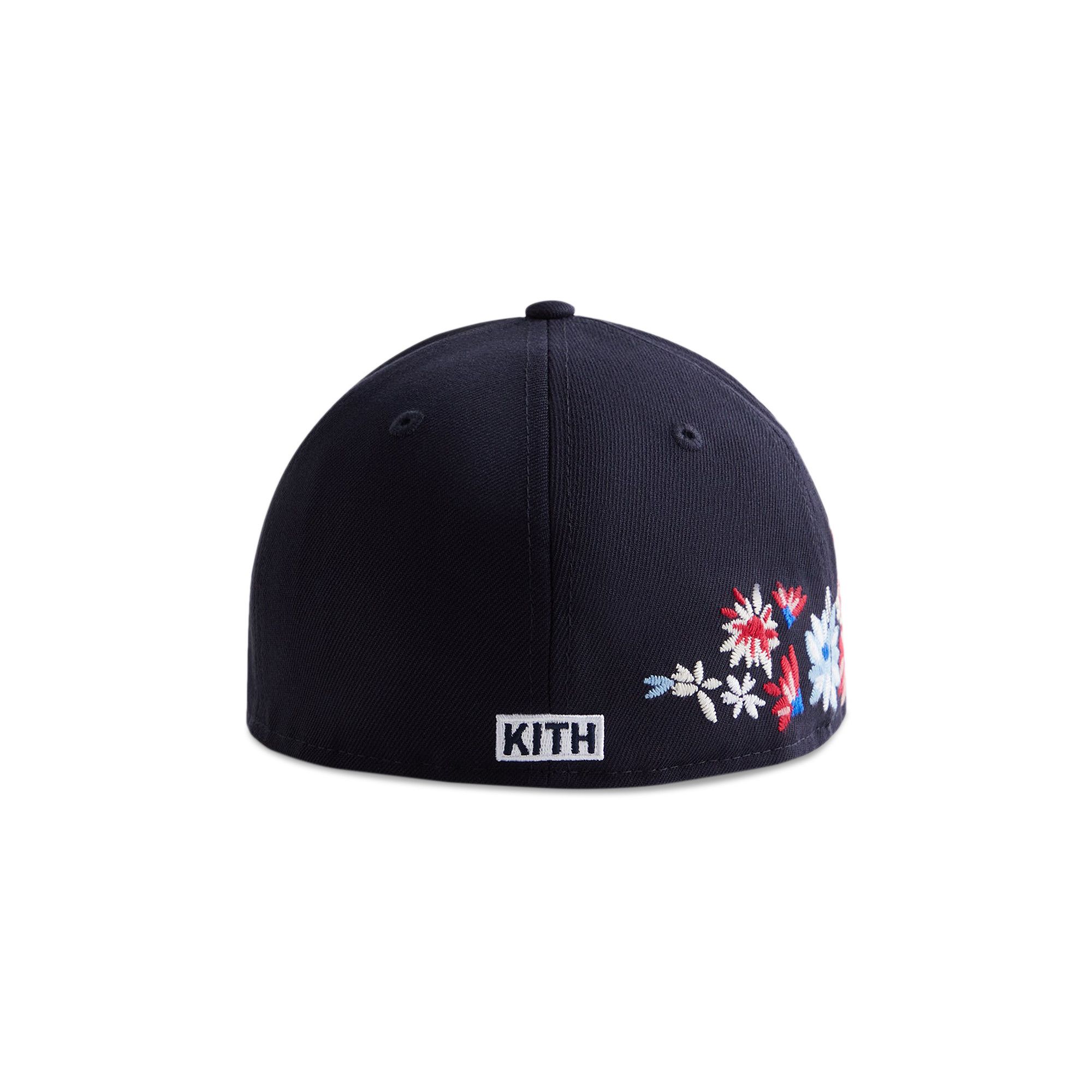 Size 7 Kith & New Era For Yankees Floral 59Fifty Low Profile 'Nocturnal'