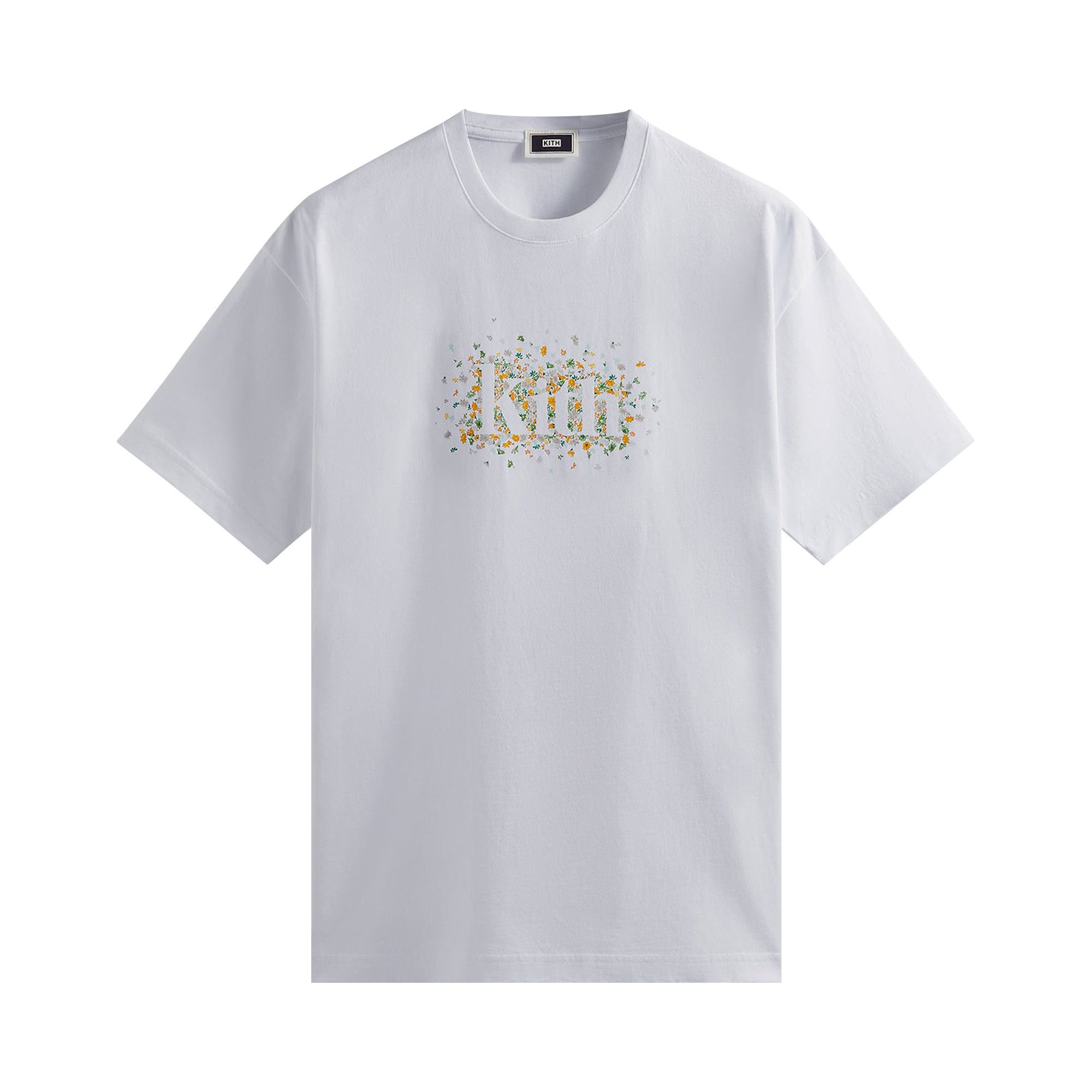 Buy Kith Meadow Serif Tee 'White' - KHM031011 101 | GOAT