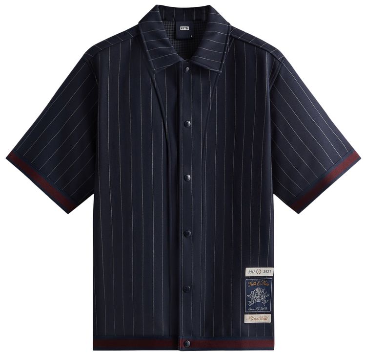 Kith Pinstripe Woodpoint Shooting Shirt Nocturnal