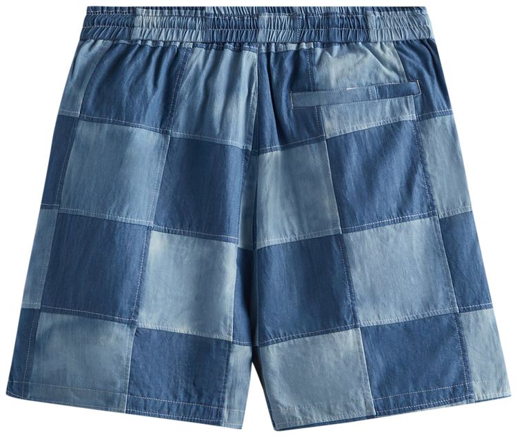 Kith Patchwork Indigo Active Short Indigo