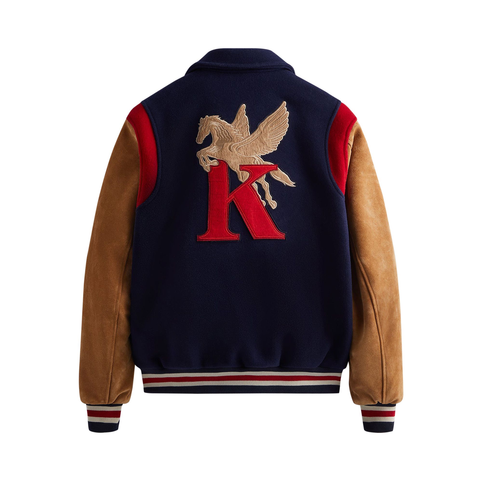 Buy Kith Varsity Wool Coaches Jacket 'Nocturnal' - KHM010247