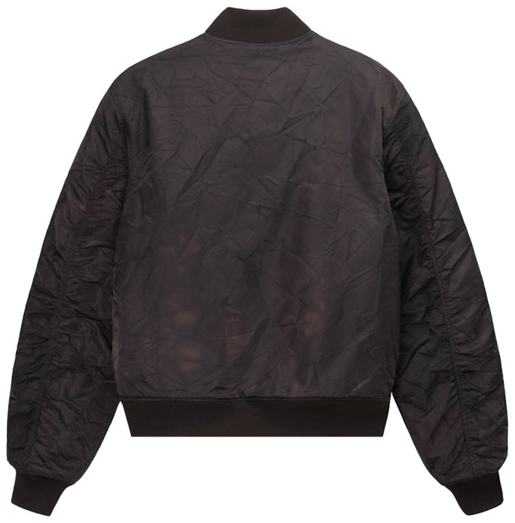 Stussy Dyed Nylon Bomber Brown