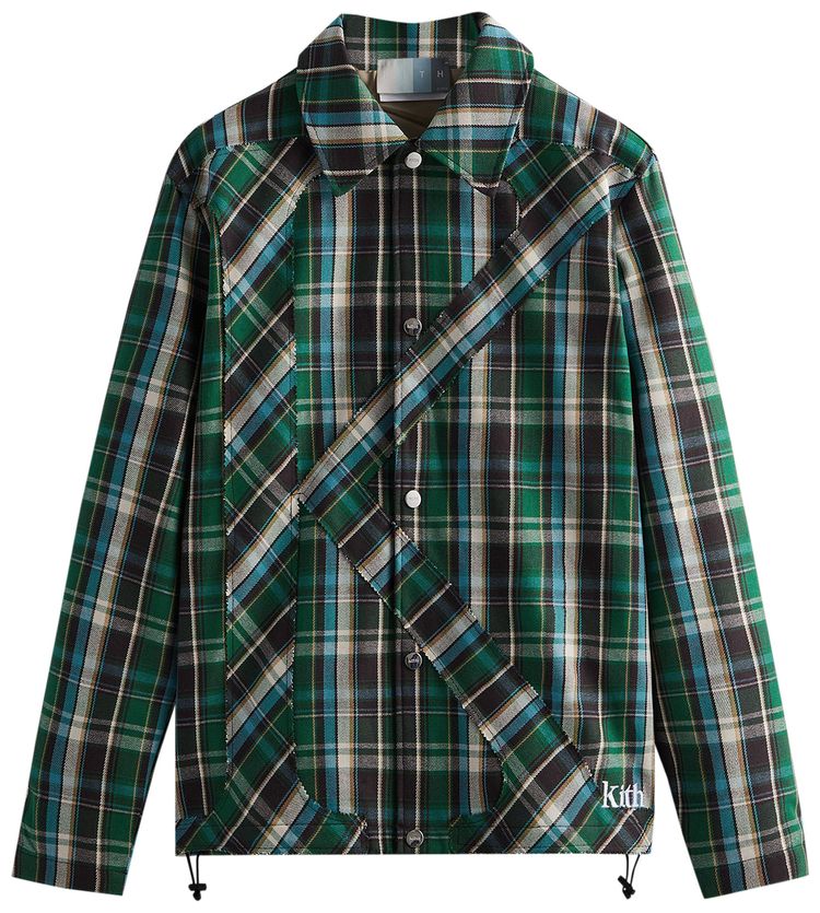 Kith Plaid Initial K Jacket Conifer