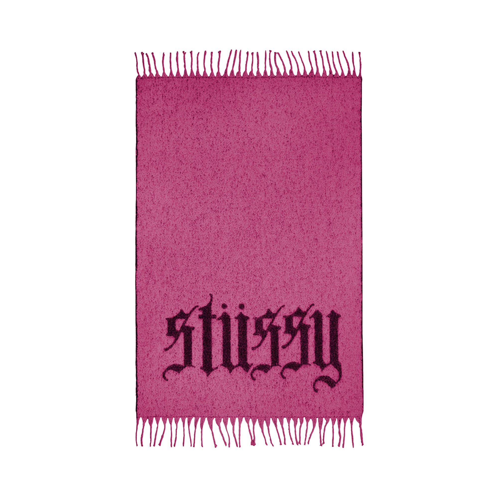 最も  Buy GOAT | PINK 138865 - 'Pink' Blanket English Old Stussy 布団・毛布
