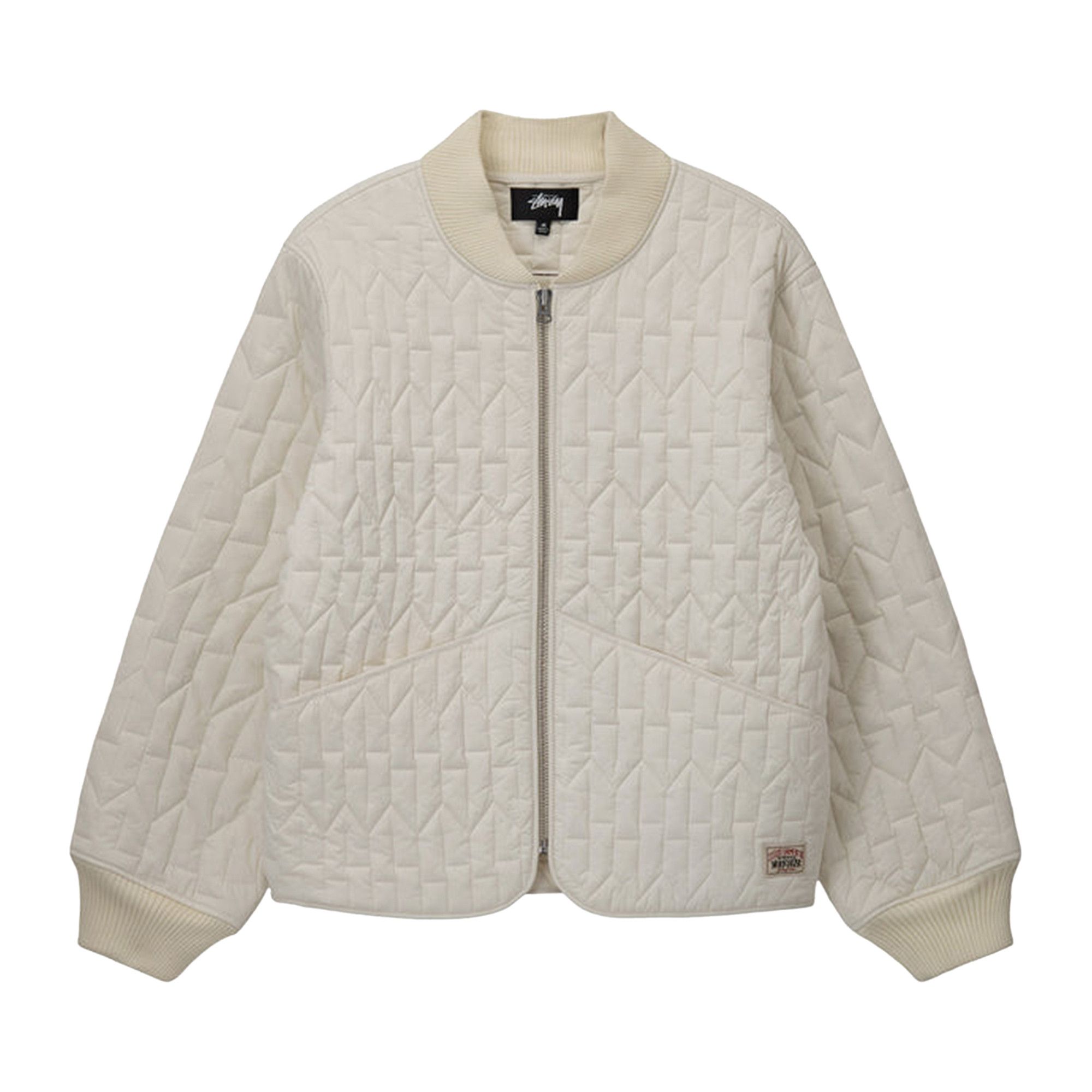 ★人気★ Stussy S Quilted Liner Jacket Cream Buy Stussy S Quilted Liner Jacket 'Cream' - 115670 CREA | GOAT
