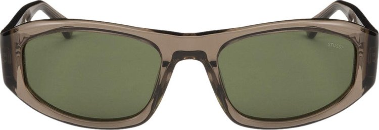 Stussy Landon Sunglasses 'Light Brown/Dark Green'